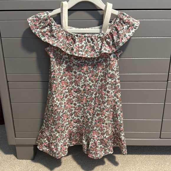 ✨ GAP Girls Floral Ruffle Sundress – Size 3T – Pink & White EUC ✨ - Picture 1 of 3